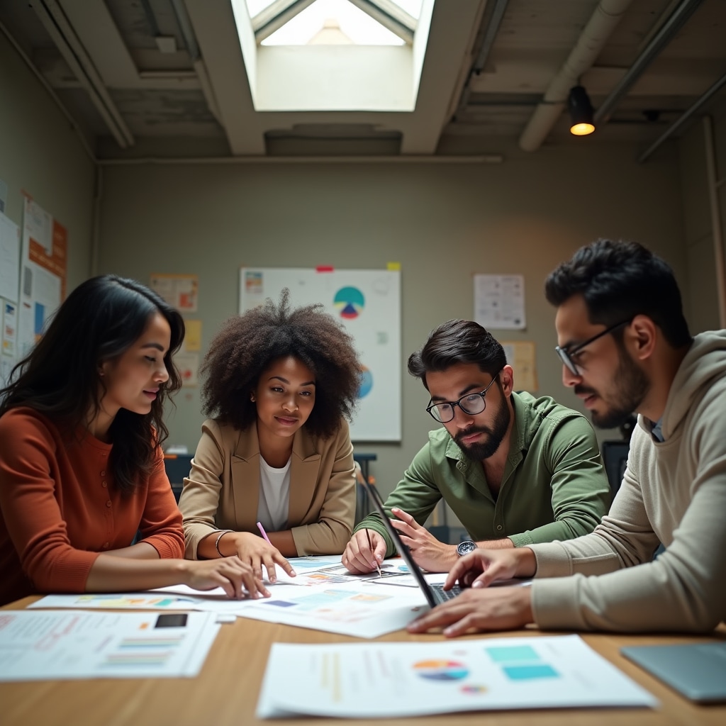 Participanți lucrând la exerciții practice de vânzări